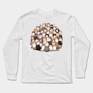 A lot of cats Long Sleeve T-Shirt